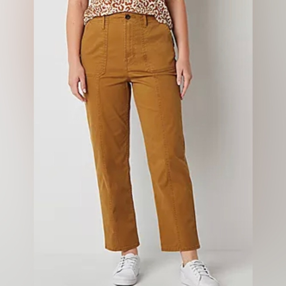 NEW a. n.a Womens Utility Twill Pant. 14